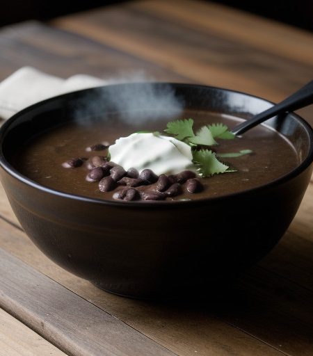 Mr. Stox Black Bean Soup recipe image