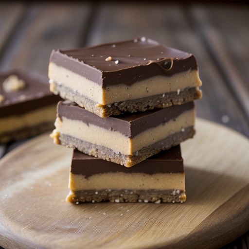 Mrs. Field's Creamy Peanut Butter Chocolate Bars recipe image