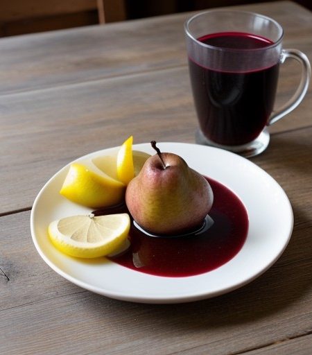 Mulled Wine Pears recipe image