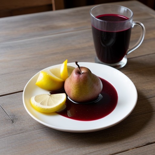 Mulled Wine Pears recipe image