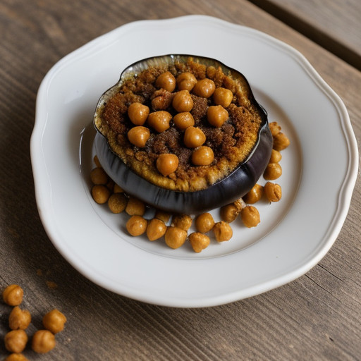 Musakka'a (Baked Eggplant~ Tomato & Chick Pea recipe image