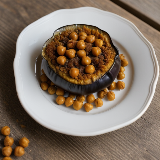 Musakka'a (Baked Eggplant~ Tomato & Chick Pea recipe image