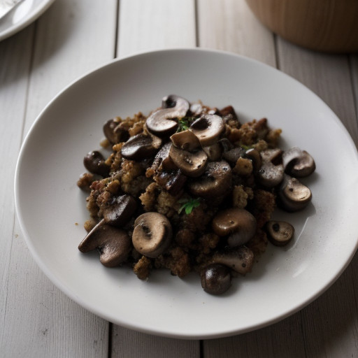Mushroom Bacon Stuffing recipe image