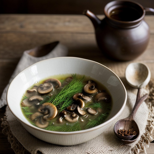 Mushroom-Barley Soup - Country Living recipe image