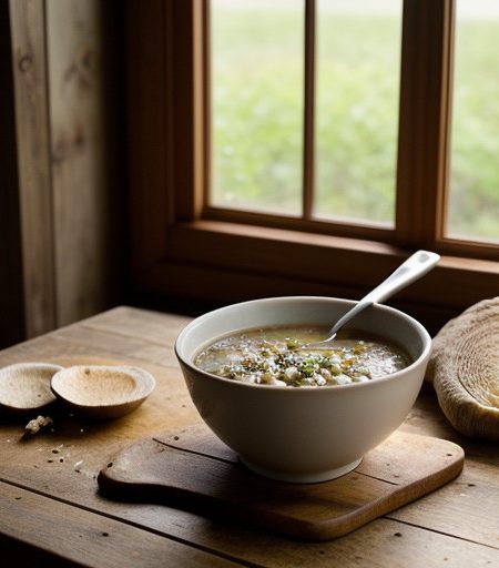 Mushroom & Barley Soup (Shulman recipe image