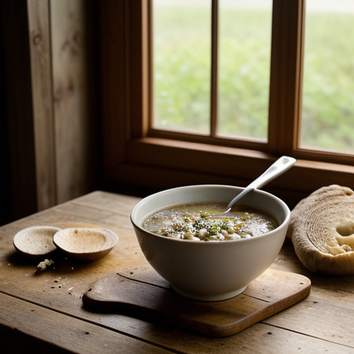 Mushroom & Barley Soup (Shulman recipe image