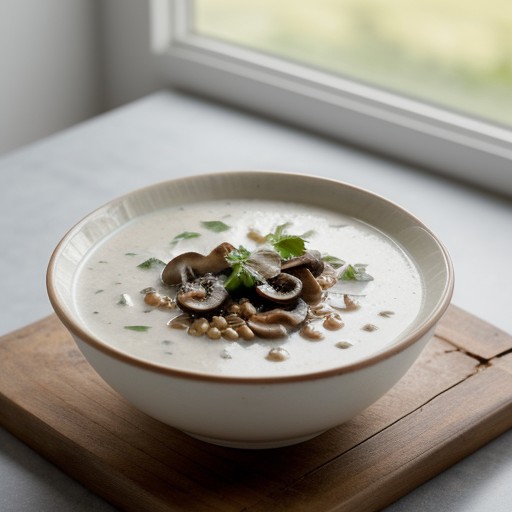 Mushroom-Barley Soup  recipe image