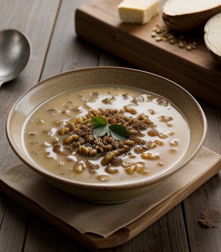 Mushroom-Barley Soup recipe image