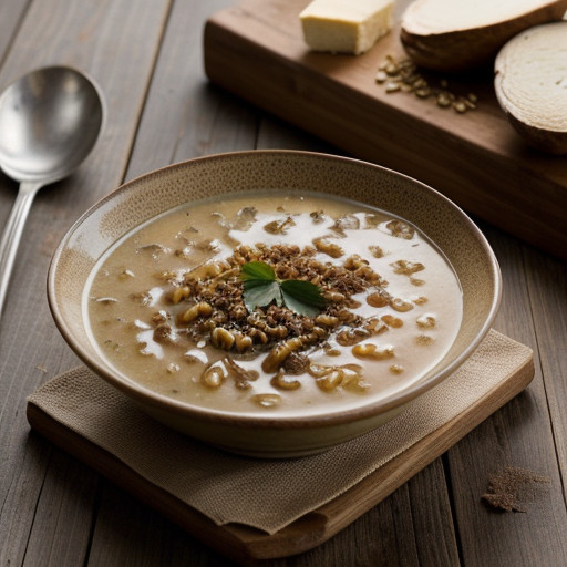 Mushroom-Barley Soup recipe image