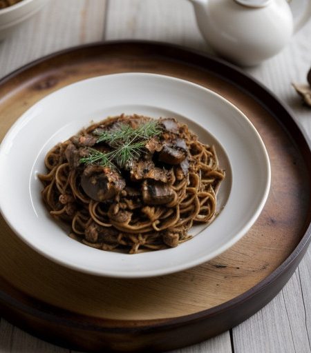 Mushroom Bolognese recipe image