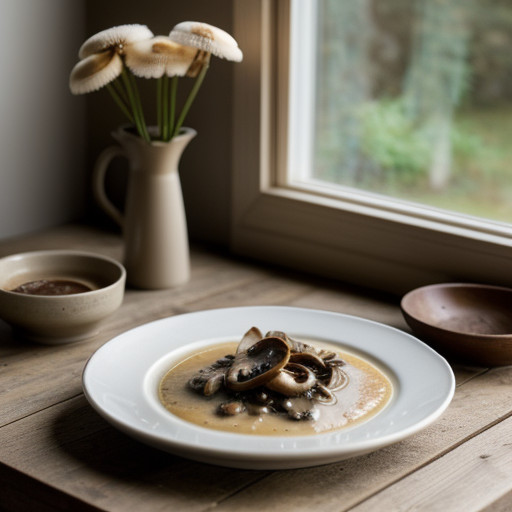 Mushroom-Brandy Gravy recipe image