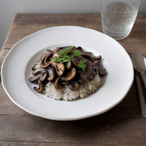 Mushroom Brunch Rice recipe image
