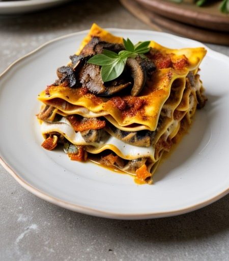 Mushroom & Butternut Squash Lasagna recipe image