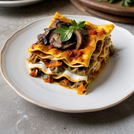 Mushroom & Butternut Squash Lasagna recipe image