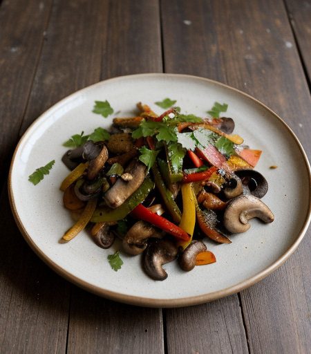 Mushroom & Chicken Fajitas recipe image