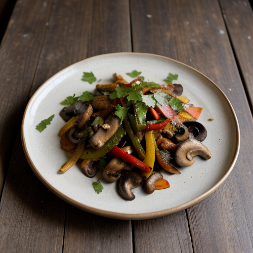 Mushroom & Chicken Fajitas recipe image