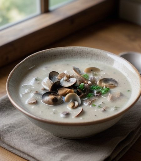 Mushroom Clam Chowder recipe image