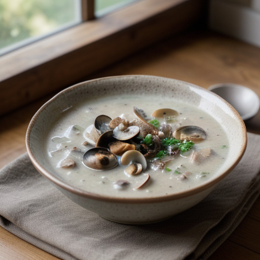 Mushroom Clam Chowder recipe image