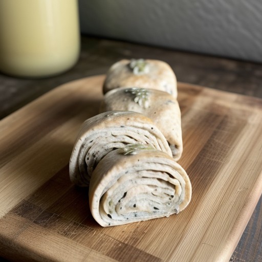 Mushroom Dill Chicken Rolls recipe image