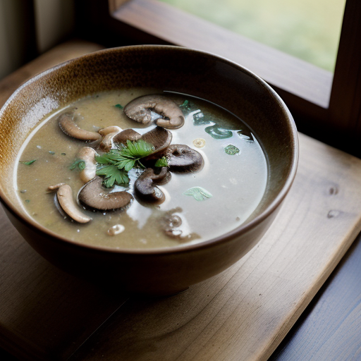 Mushroom & Kidney Soup recipe image