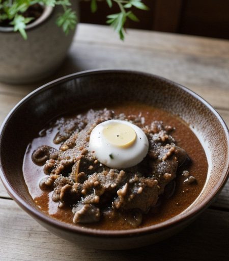 Mushroom Meat Sauce recipe image