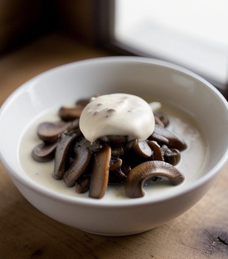 Mushroom Mornay Sauce recipe image