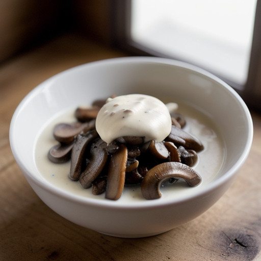 Mushroom Mornay Sauce recipe image