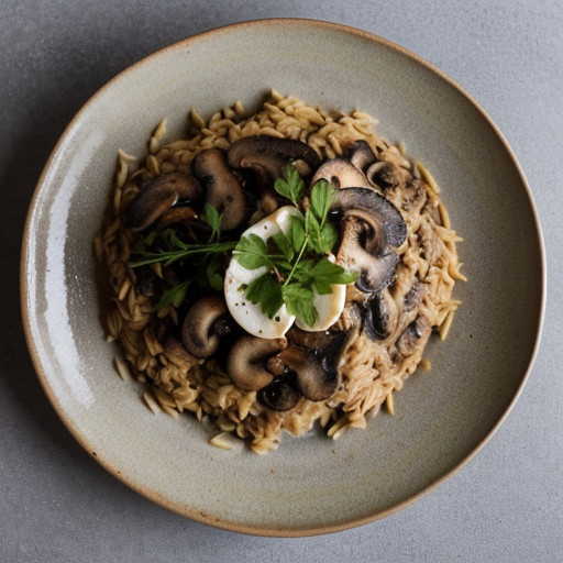 Mushroom Orzo recipe image