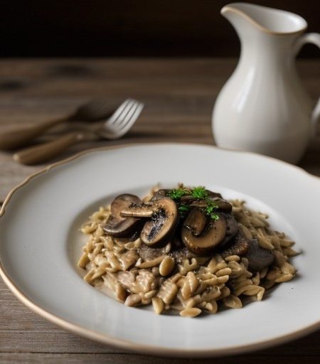 Mushroom Orzo recipe image
