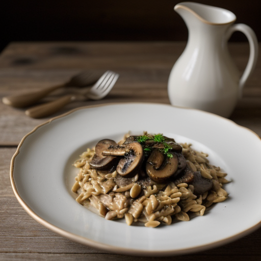 Mushroom Orzo recipe image