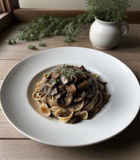 Mushroom Pasta recipe image