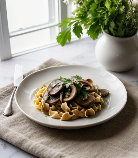 Mushroom Pasta 2/Chicken Stock recipe image