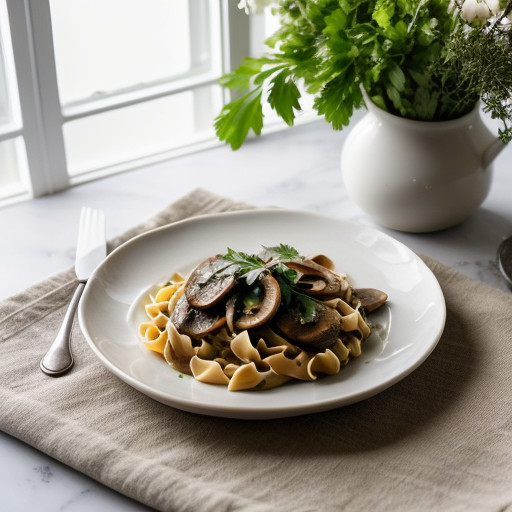 Mushroom Pasta 2/Chicken Stock recipe image