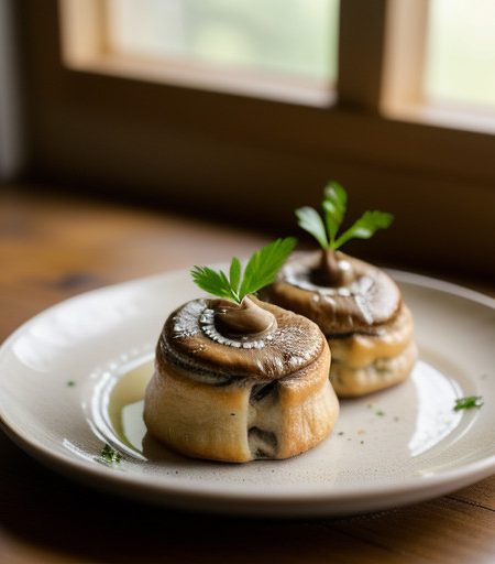 Mushroom Pastry Appetizers recipe image