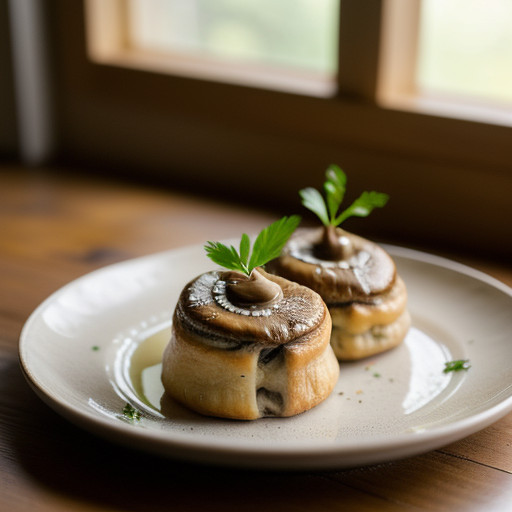 Mushroom Pastry Appetizers recipe image