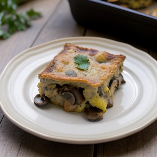 Mushroom Strata recipe image