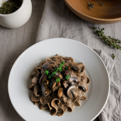 Mushroom Stroganoff recipe image