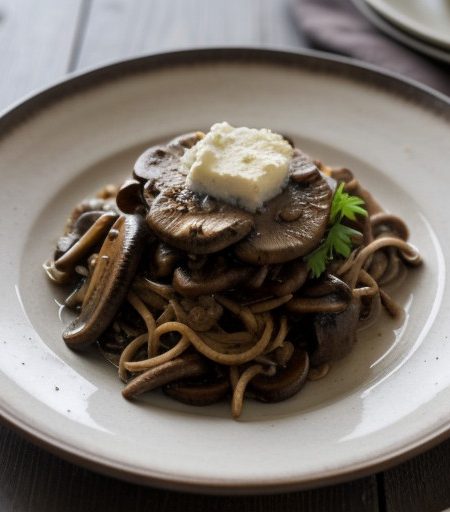 Mushroom Strognoff recipe image