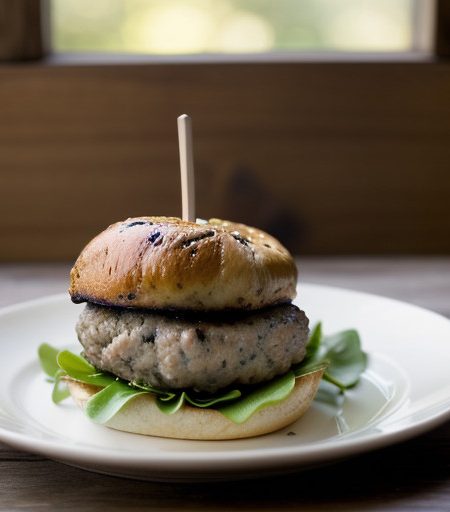 Mushroom-Stuffed Pork Burgers recipe image