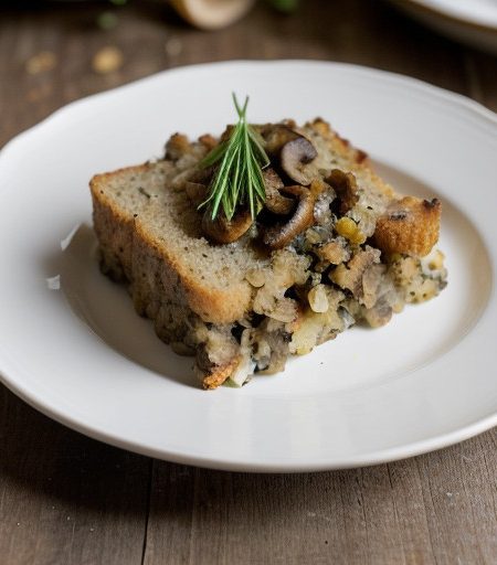 Mushroom Stuffing [For 12 Pound Turkey] recipe image