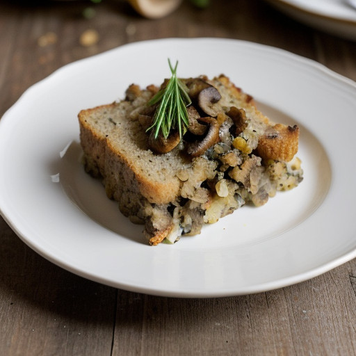 Mushroom Stuffing [For 12 Pound Turkey] recipe image