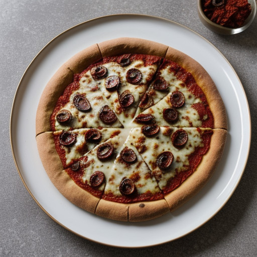 Mushroom & Sun-Dried Tomato Pizza recipe image