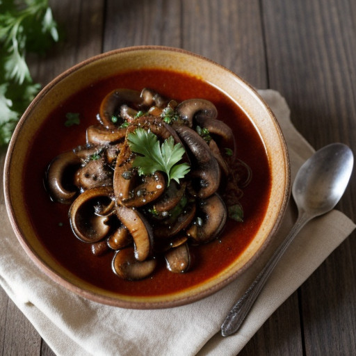 Mushroom & Tomato Sauce recipe image