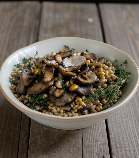 Mushroom and Barley Salad - Country Living recipe image