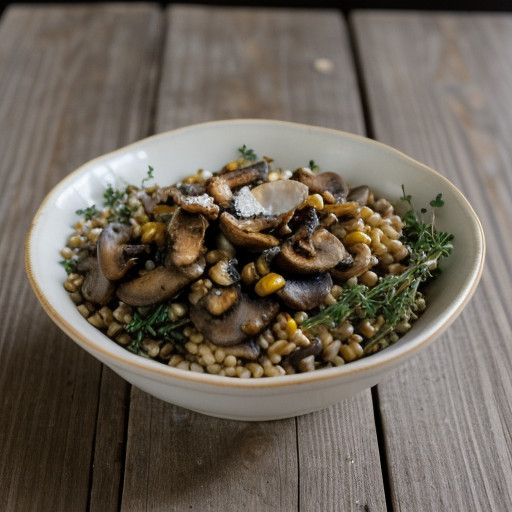 Mushroom and Barley Salad - Country Living recipe image
