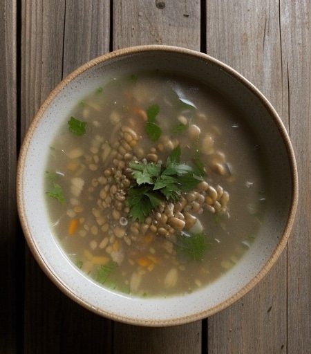 Mushroom and Barley Soup recipe image