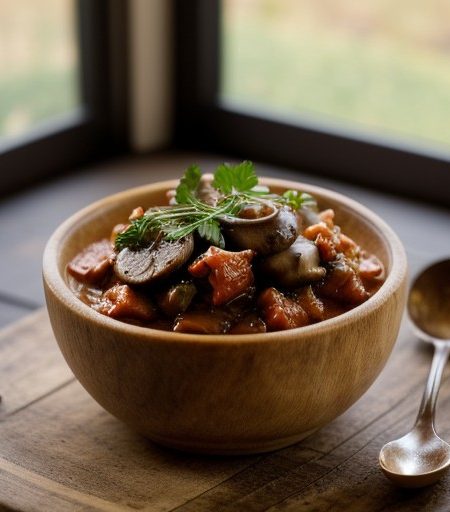 Mushroom and Tomato Sauce recipe image