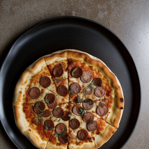 Mushrooms, Pepperoni Sausage Pizza recipe image