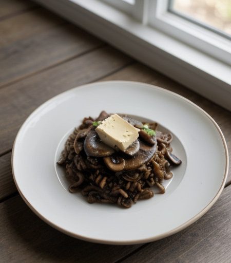 Mushrooms & Rice recipe image