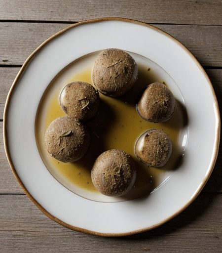 Mushrooms Stuffed With Crab or Liver recipe image